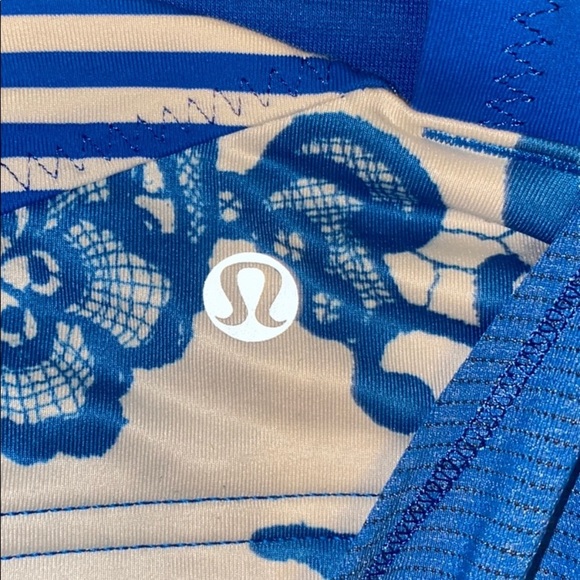 Blue and Ivory Lululemon Tank - Picture 3 of 4